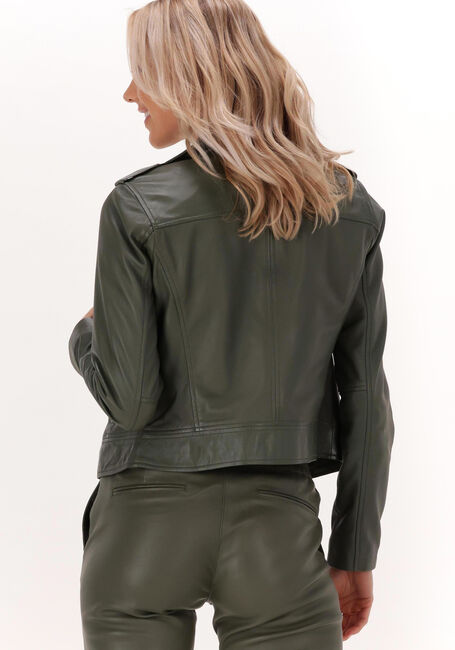 Groene IBANA Leren jas BRUNA - large