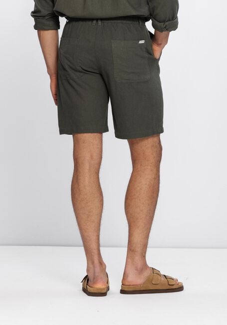 Groene ANERKJENDT Korte broek AKJAMES COT-LINNEN-VIS SS SHORT - large