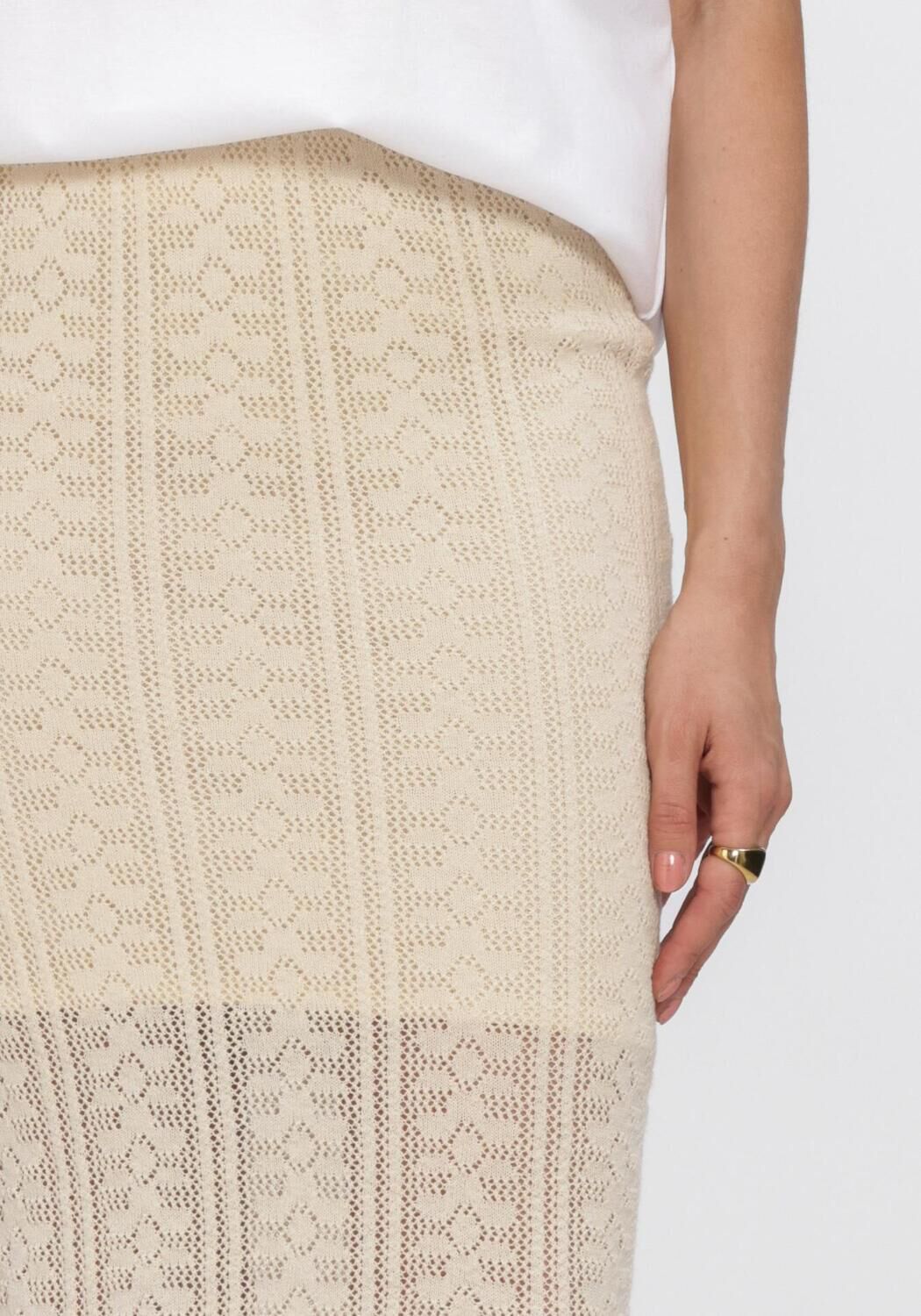 Beige MSCH COPENHAGEN Rokken MSCHCELESTINA HW SKIRT - large