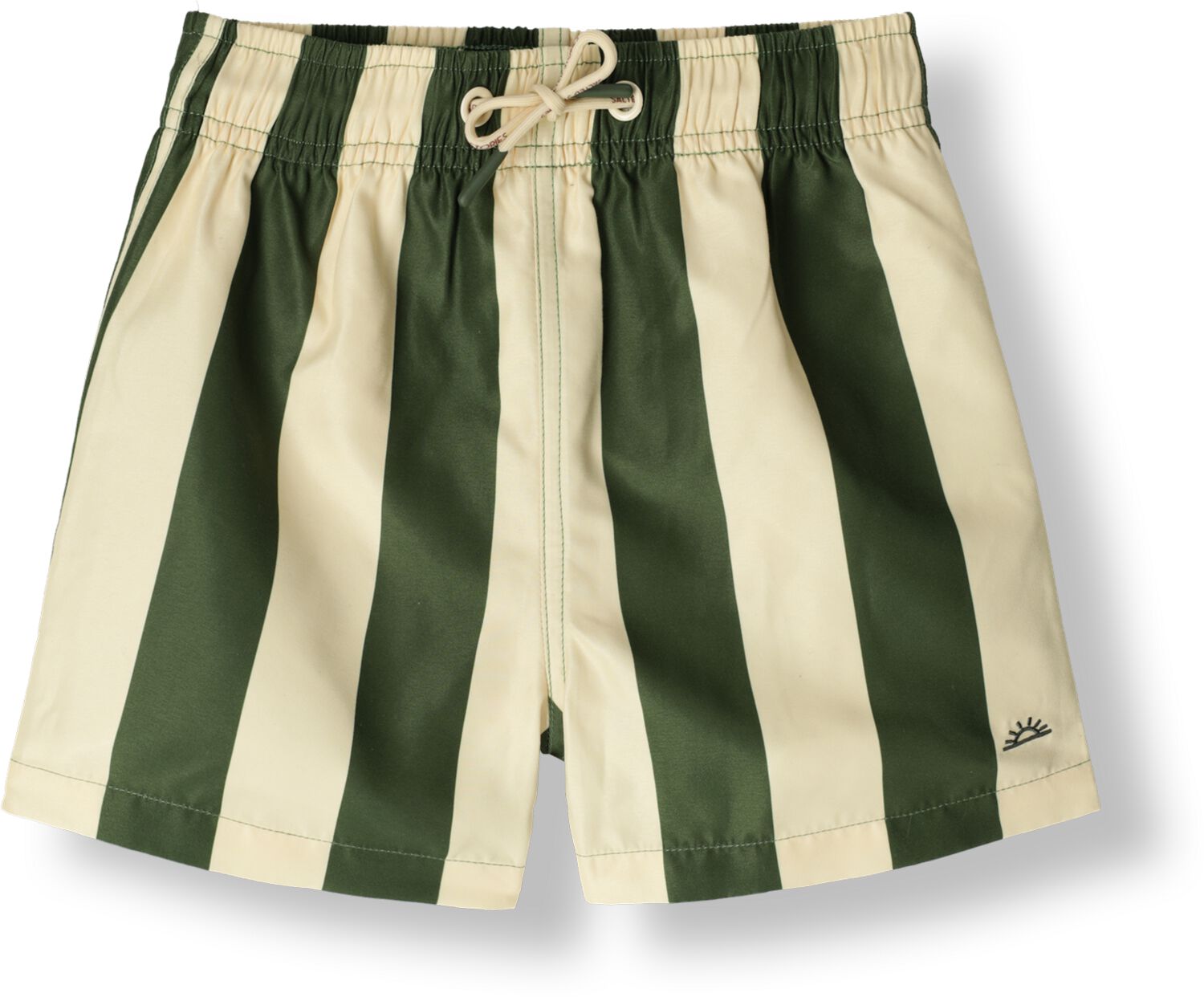 SALTED STORIES Jongens Zwemkleding Wide Stripe Swimshorts Donkergroen