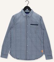 Blauwe SCOTCH & SODA Casual overhemd INDIGO YARN-DYED CHECKED SHIRT Blauwe SCOTCH & SODA Casual overhemd INDIGO YARN-DYED CHECKED SHIRT - medium