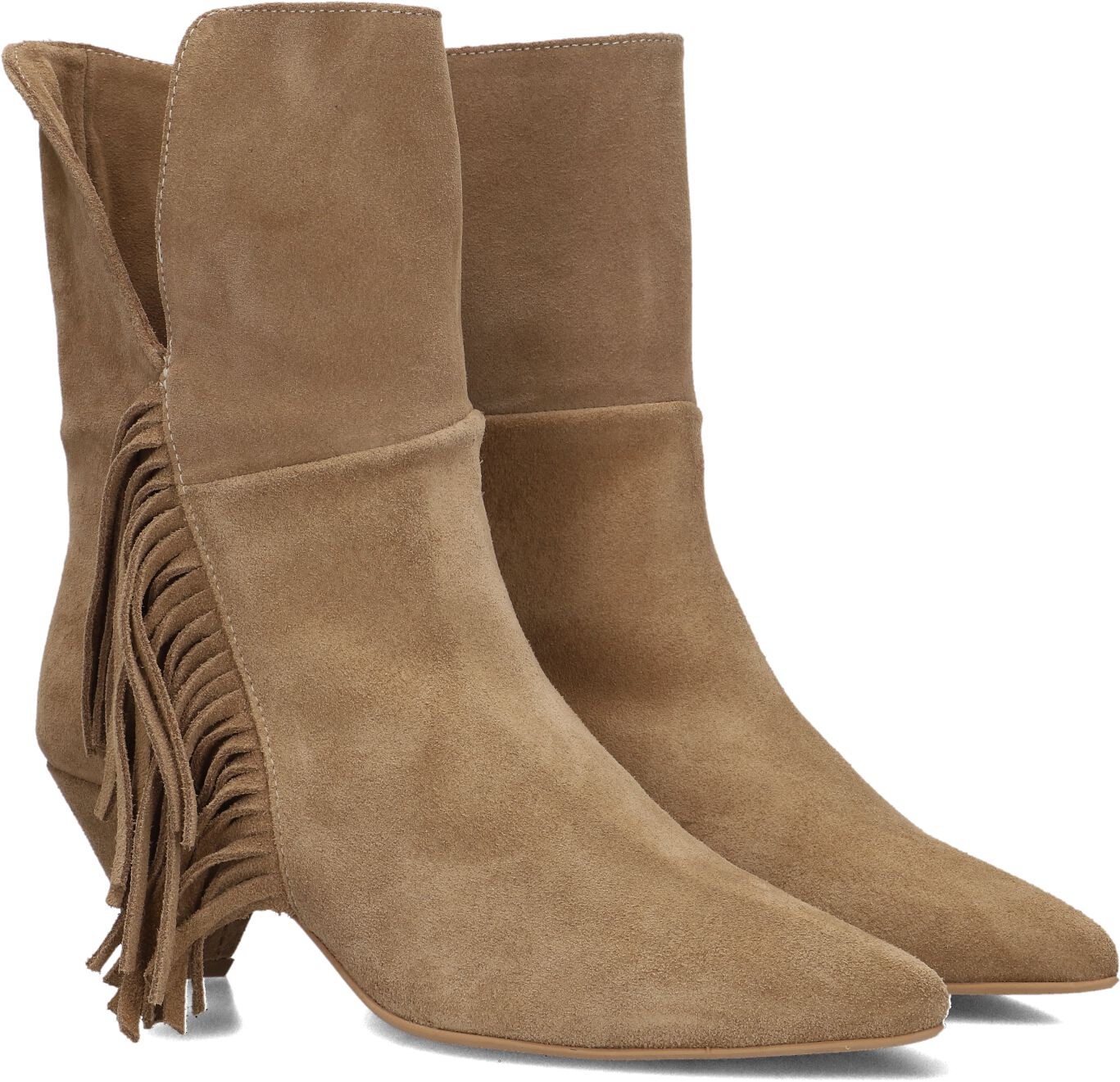 BABOUCHE Beige Enkellaarsjes Elsie