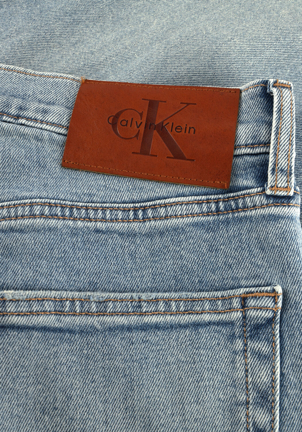 Lichtblauwe CALVIN KLEIN Straight leg jeans STNDRD STRGHT SHILOH JEAN - large