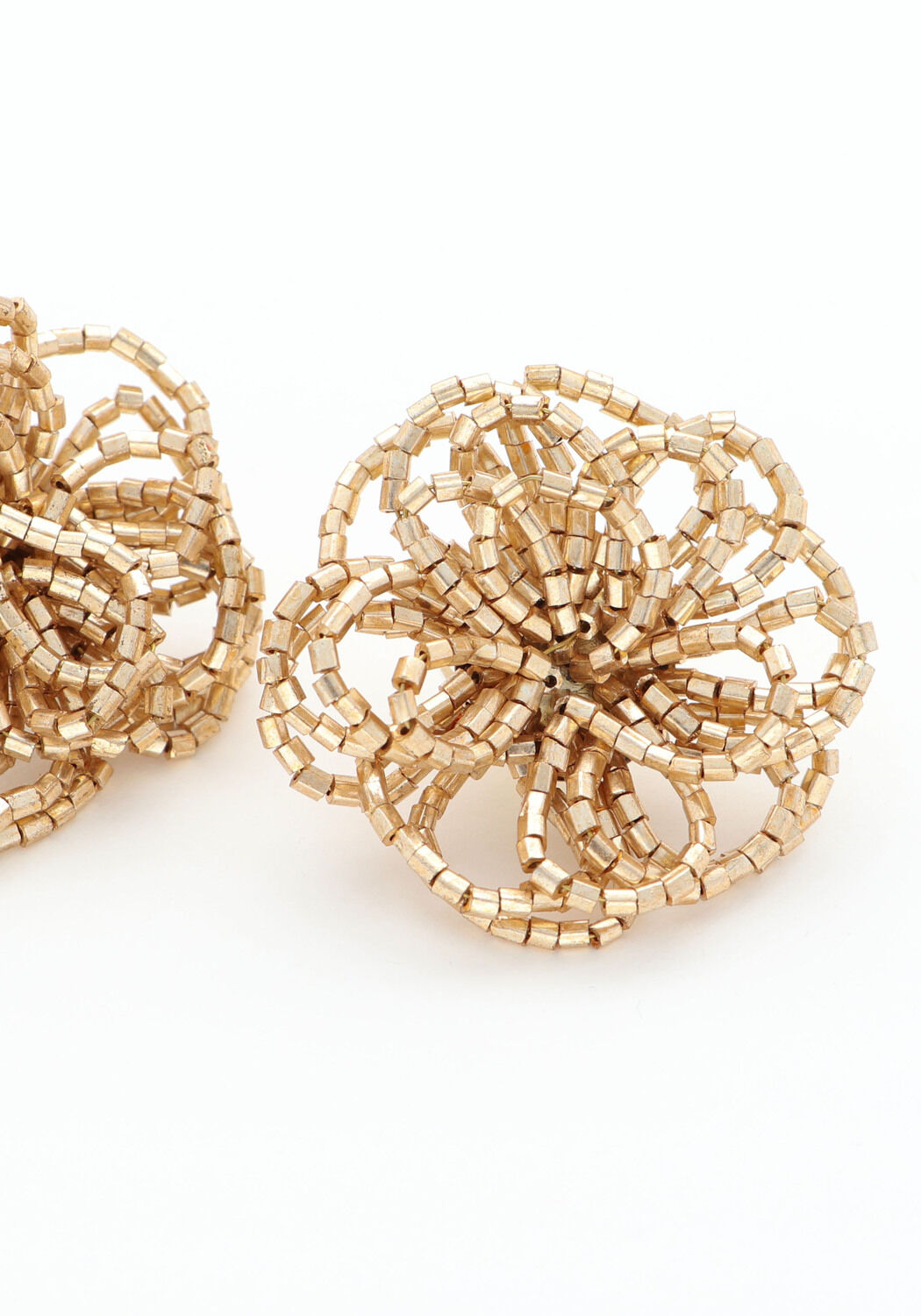 Gouden LOTT. GIOIELLI Oorbellen CE GB KNOTTED EARRING L - large