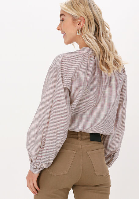 Bruine CO'COUTURE Blouses NEW CELINA STRIPE SHIRT - large