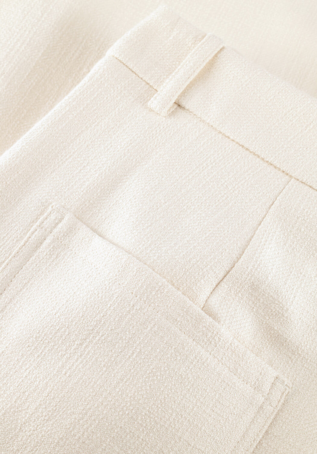 Ecru RUBY TUESDAY Wijde broek PAULY - large