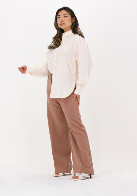 Beige SECOND FEMALE Blouses MATIS SOLID SHIRT - large