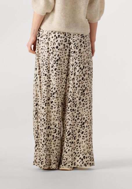 Beige MSCH COPENHAGEN Wijde broek MSCHALYONA VLORA HW PANTS AOP - large