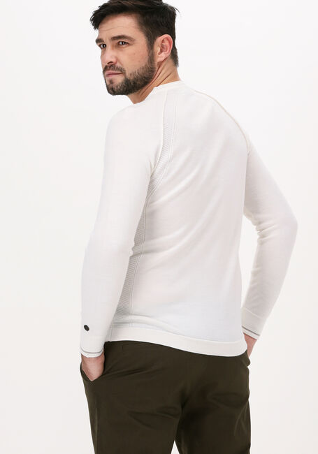Witte CAST IRON Trui R-NECK TECH MERINO - large
