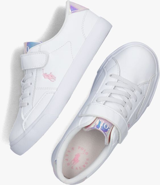 Witte POLO RALPH LAUREN Lage sneakers THERON IV PS - large