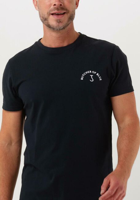 Blauwe BUTCHER OF BLUE T-shirt CLASSIC ARCH TEE - large