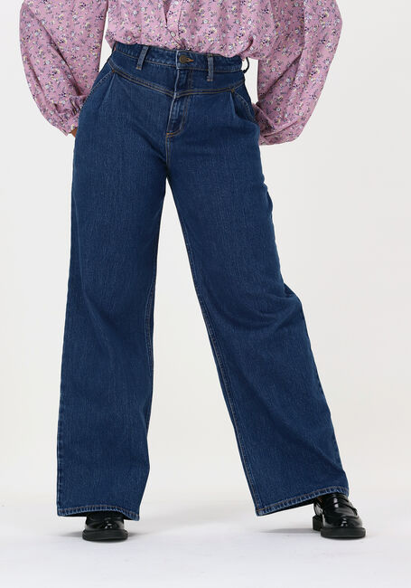 Blauwe LEE Wide jeans STELLA A LINE YOKE - large