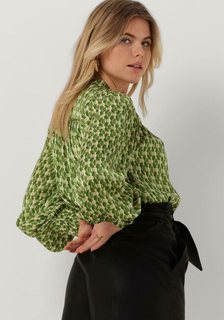 Groene NOTRE-V Blouses NV-BEAU BLOUSE PRINT - large