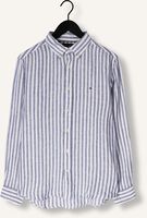 Blauwe TOMMY HILFIGER Casual overhemd LINEN ESSENTIAL STRIPE RF SHIRT Blauwe TOMMY HILFIGER Casual overhemd LINEN ESSENTIAL STRIPE RF SHIRT - medium