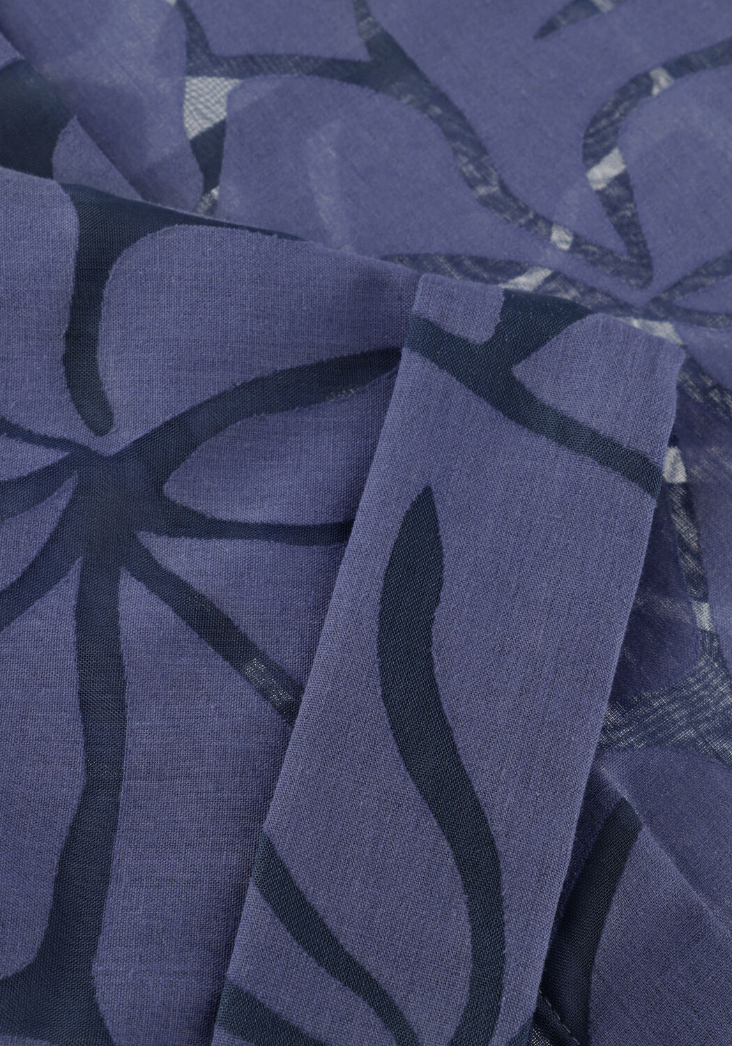 Blauwe ANOTHER LABEL Blouses ALLUCA FLOWER SHIRT S/S - large