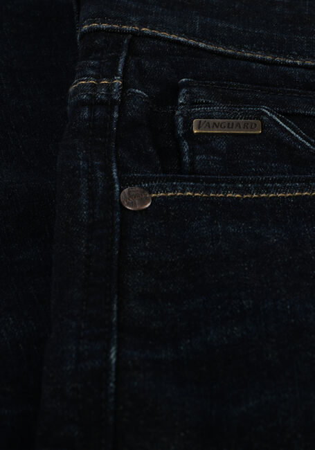 Donkerblauwe VANGUARD Skinny jeans V12 RIDER INDIGO CROSS RINSE WASH - large