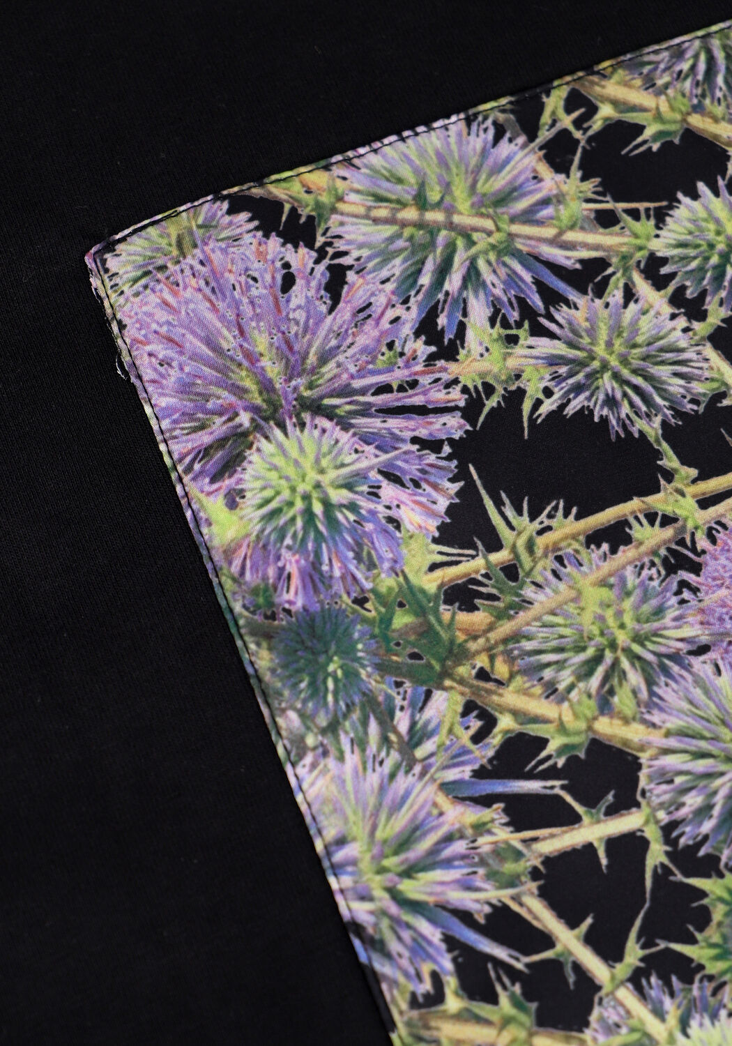 Zwarte WOODBIRD T-shirt STAIN BACK TEE - large