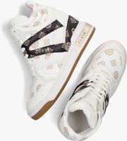Witte GUESS Hoge sneaker LISA - medium