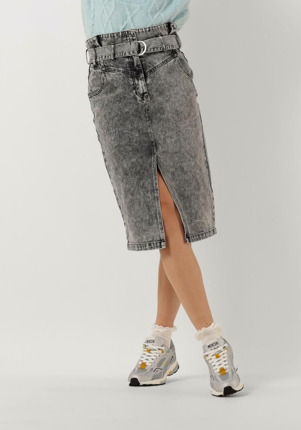 Zara Rok met hoge taille volledige print casual uitstraling Mode Rokken Rokken met hoge taille 