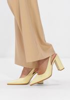 Gele NOTRE-V Slingbacks 27113