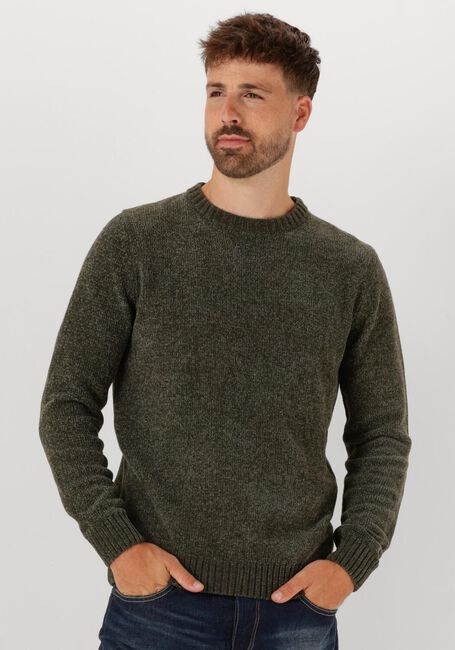 Olijf ANERKJENDT Trui AKSUNE CHENILLE KNIT - large