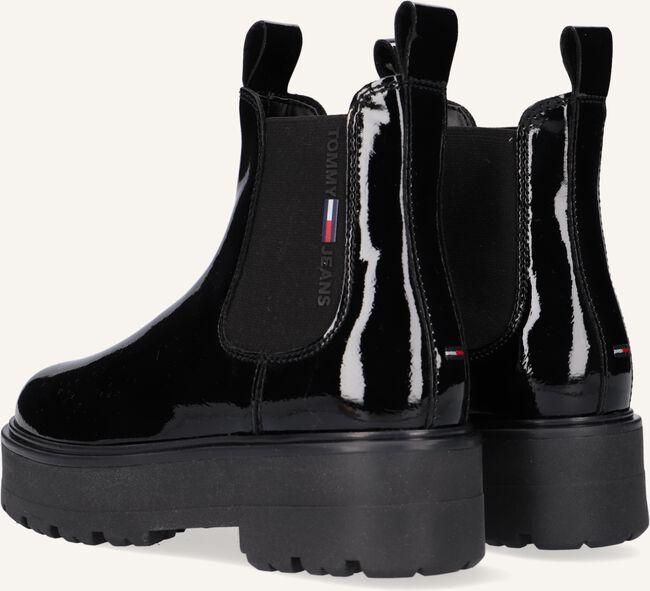 Zwarte TOMMY JEANS Chelsea boots PATENT CHELSEA Zwarte TOMMY JEANS Chelsea boots PATENT CHELSEA - large