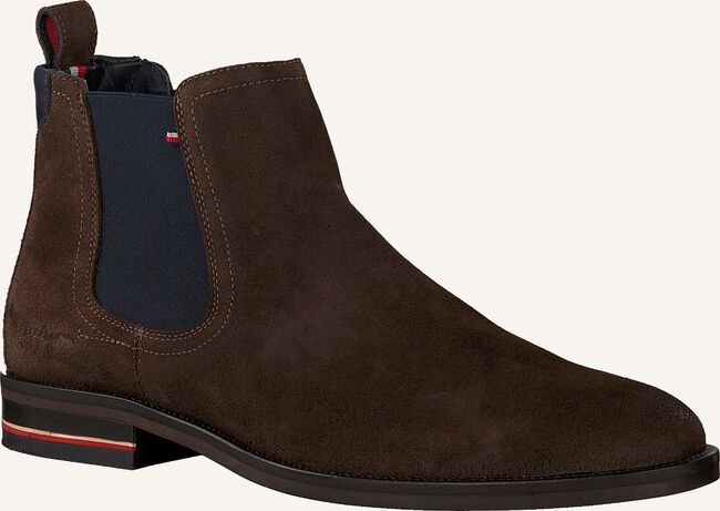 Bruine TOMMY HILFIGER Chelsea boots SIGNATURE HILFIGER CHELSEA Bruine TOMMY HILFIGER Chelsea boots SIGNATURE HILFIGER CHELSEA - large