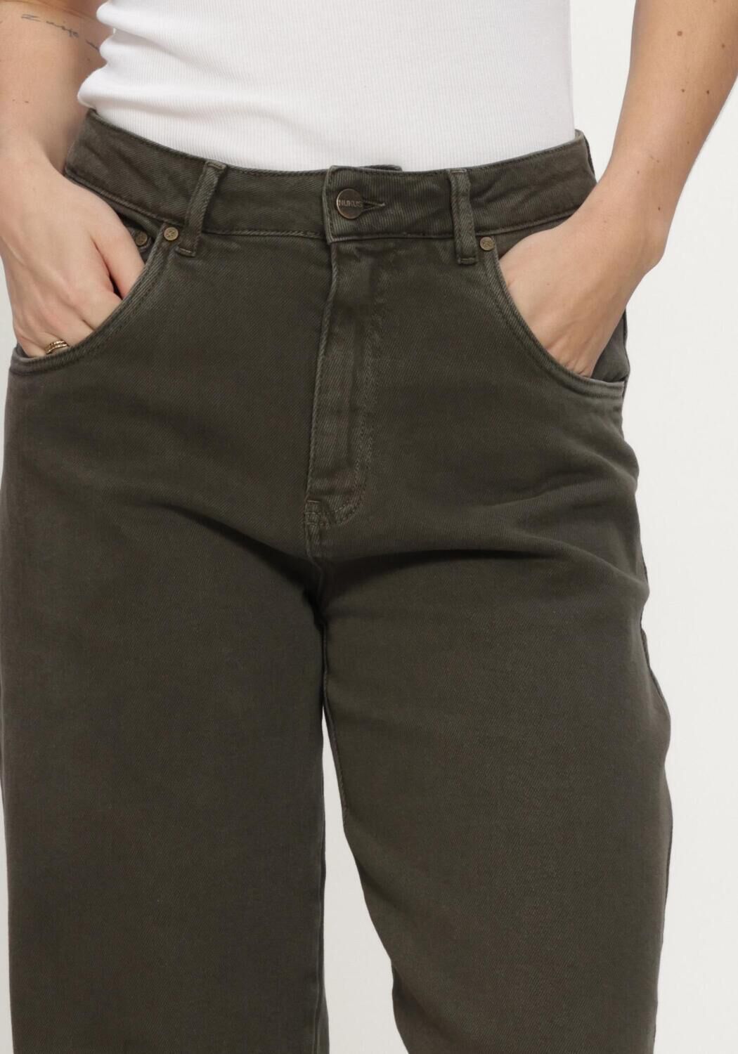Groene NUKUS Barrel jeans PETRA PANTS - large