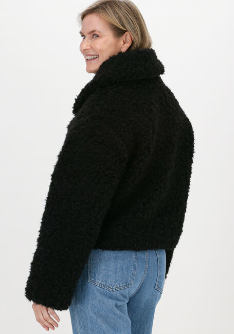 Zwarte UGG Teddy jas W MAEVE SHERPA JACKET - large