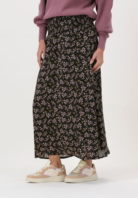 Zwarte MSCH COPENHAGEN Midirok ILUNA RIKKELIE SKIRT - large