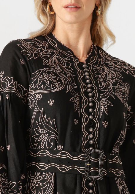 Zwarte SCARLETT POPPIES Mini jurk BERITE SHORT DRESS - large