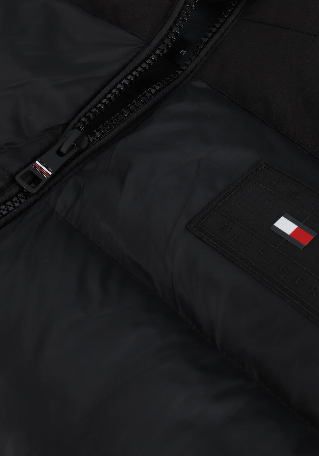 Zwarte TOMMY HILFIGER Bodywarmer MIX MEDIA VEST - large