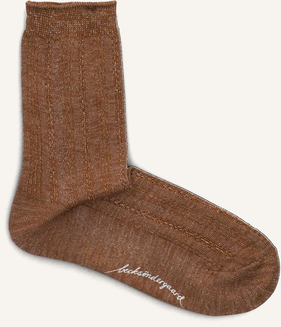 Bruine BECKSONDERGAARD Sokken GLITTER DRAKE SOCK Bruine BECKSONDERGAARD Sokken GLITTER DRAKE SOCK - large