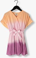 Paarse SCOTCH & SODA Mini jurk TIE DYE WRAP KAFTAN DRESS - medium