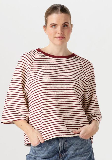 Bordeaux CO'COUTURE T-shirt ERINCC STRIPE TEE - large