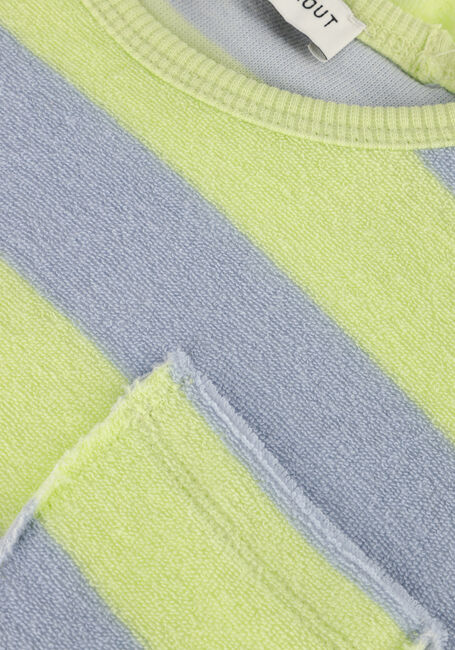 Lime Sproet & Sprout Sweater SWEATSHIRT TERRY STRIPES - large