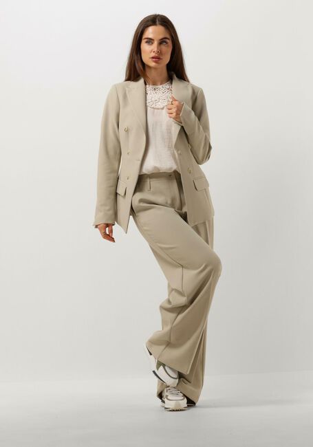 Gebroken wit SUMMUM Blouses TOP DRAPY SATIN - large