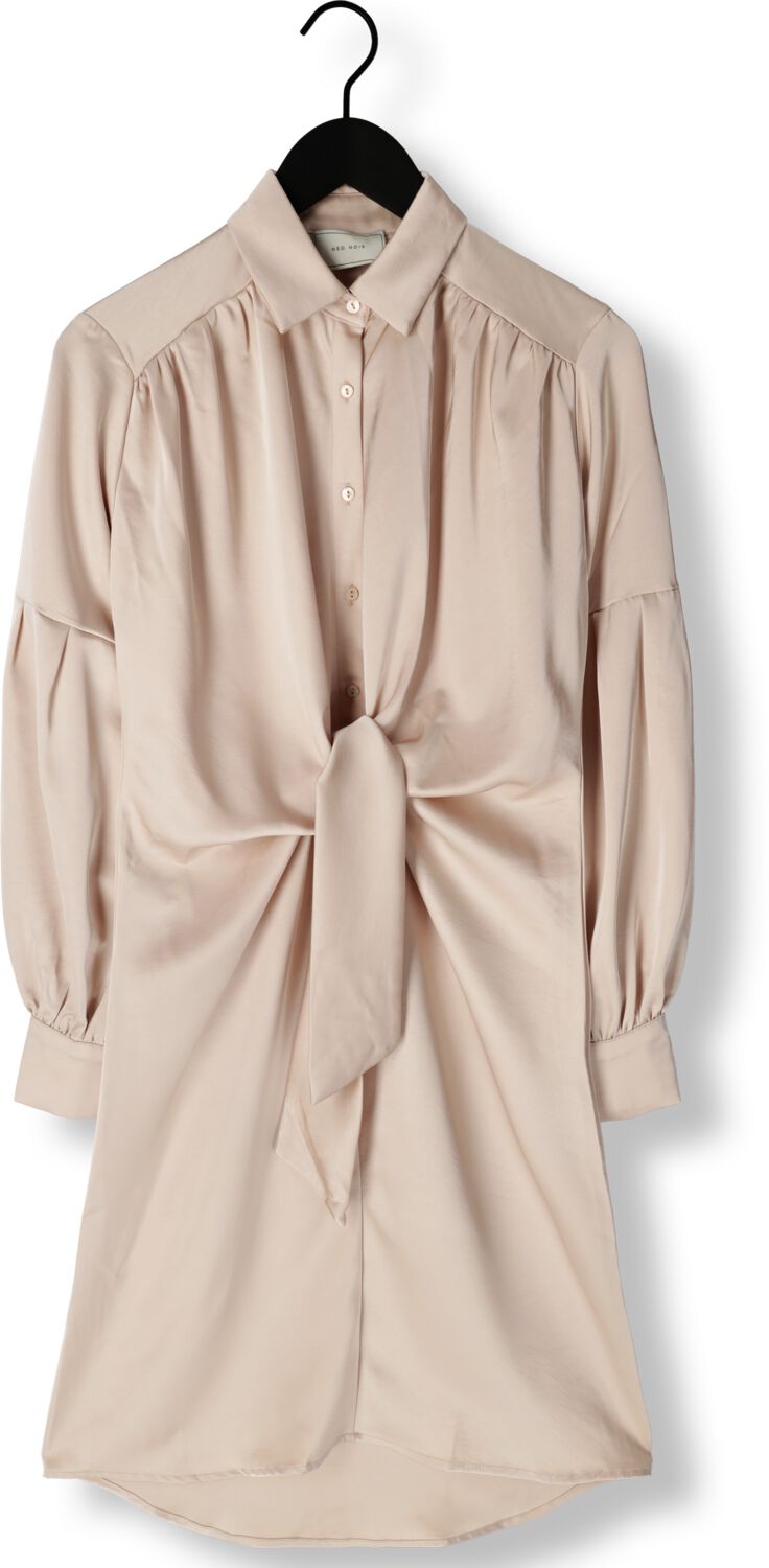 NEO NOIR Dames Jurken Nima Heavy Satin Dress Beige