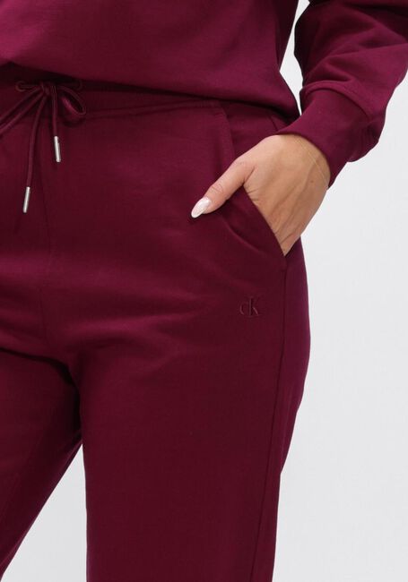Bordeaux CALVIN KLEIN Joggingbroek ARCHIVE LOGO FRENCH TERRY SLIM J - large