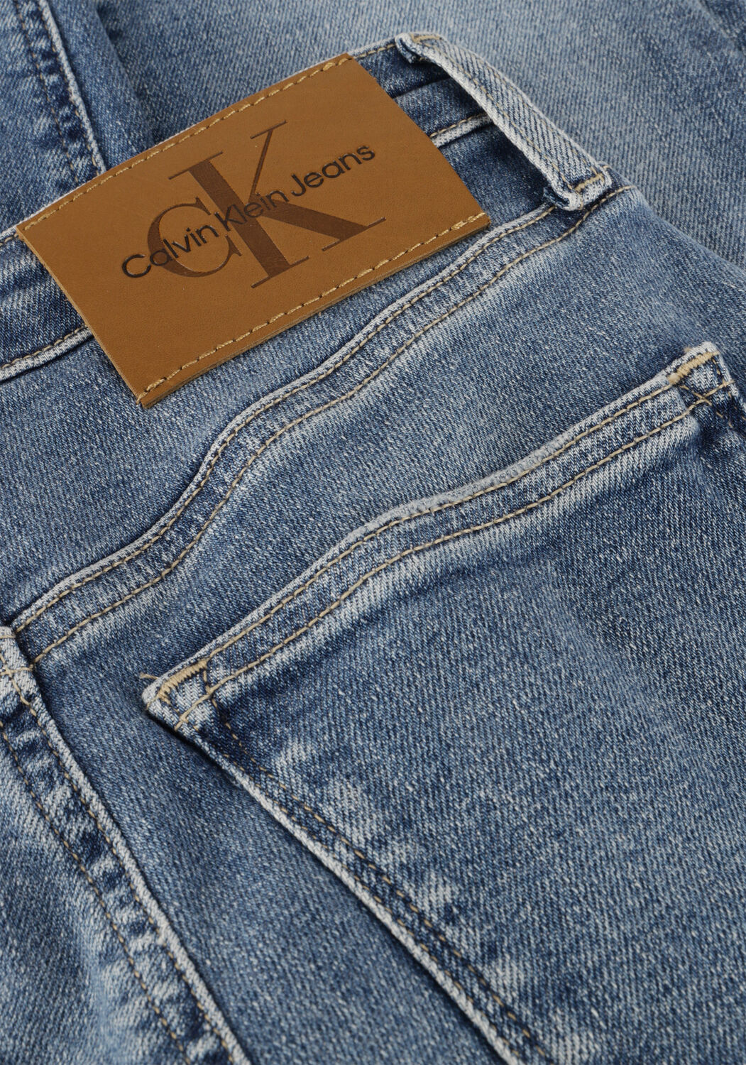 Blauwe CALVIN KLEIN Slim fit jeans HIGH RISE SKINNY - large