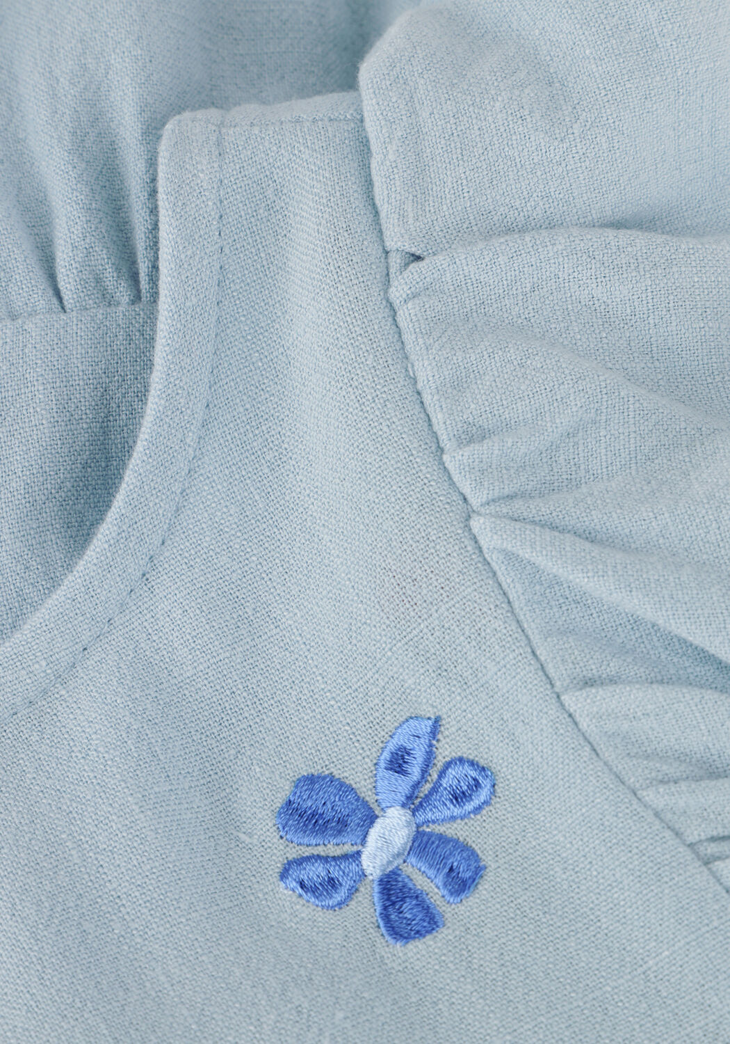 Lichtblauwe LOOXS Little Midi jurk 2512-7830 - large