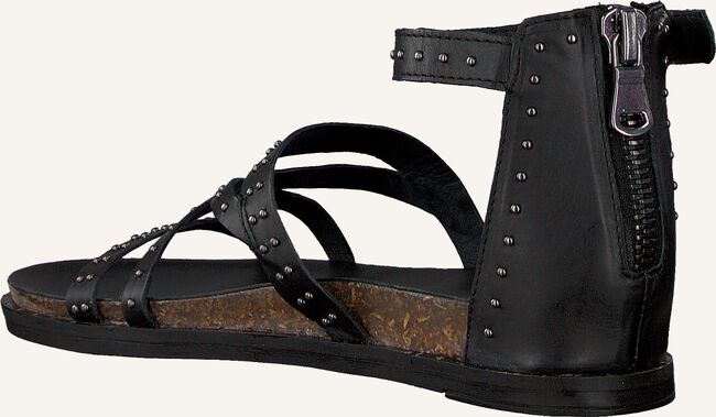 Zwarte OMODA Platte sandalen LPARANSTUD-16 Zwarte OMODA Platte sandalen LPARANSTUD-16 - large