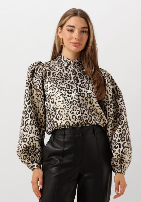 Gouden NUKUS Blouses LETTIE BLOUSE PANTER - large