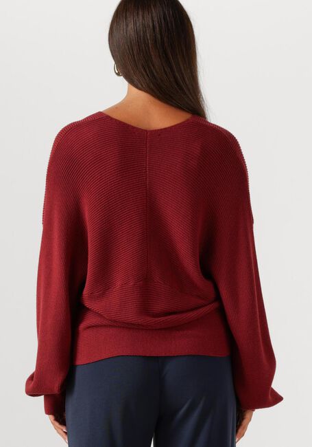 Rode MSCH COPENHAGEN Trui MSCHZINELLE RACHELLE WRAP PULLOVER - large