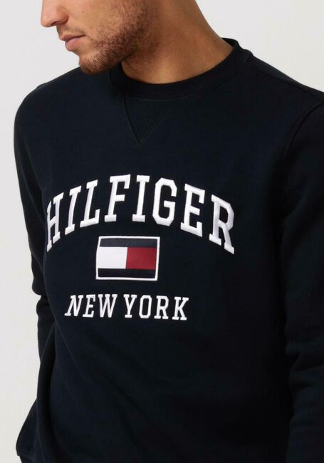 Donkerblauwe TOMMY HILFIGER Trui MODERN VARSITY SWEATSHIRT - large