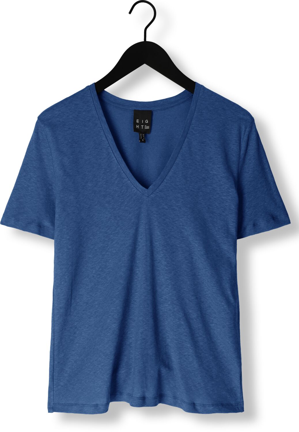 ACCESS Dames Tops & T-shirts Short-sleeve V Blouse Kobalt