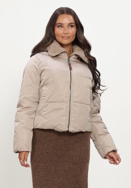 Beige MOSCOW Gewatteerde jas 04-08-ATLENA - large