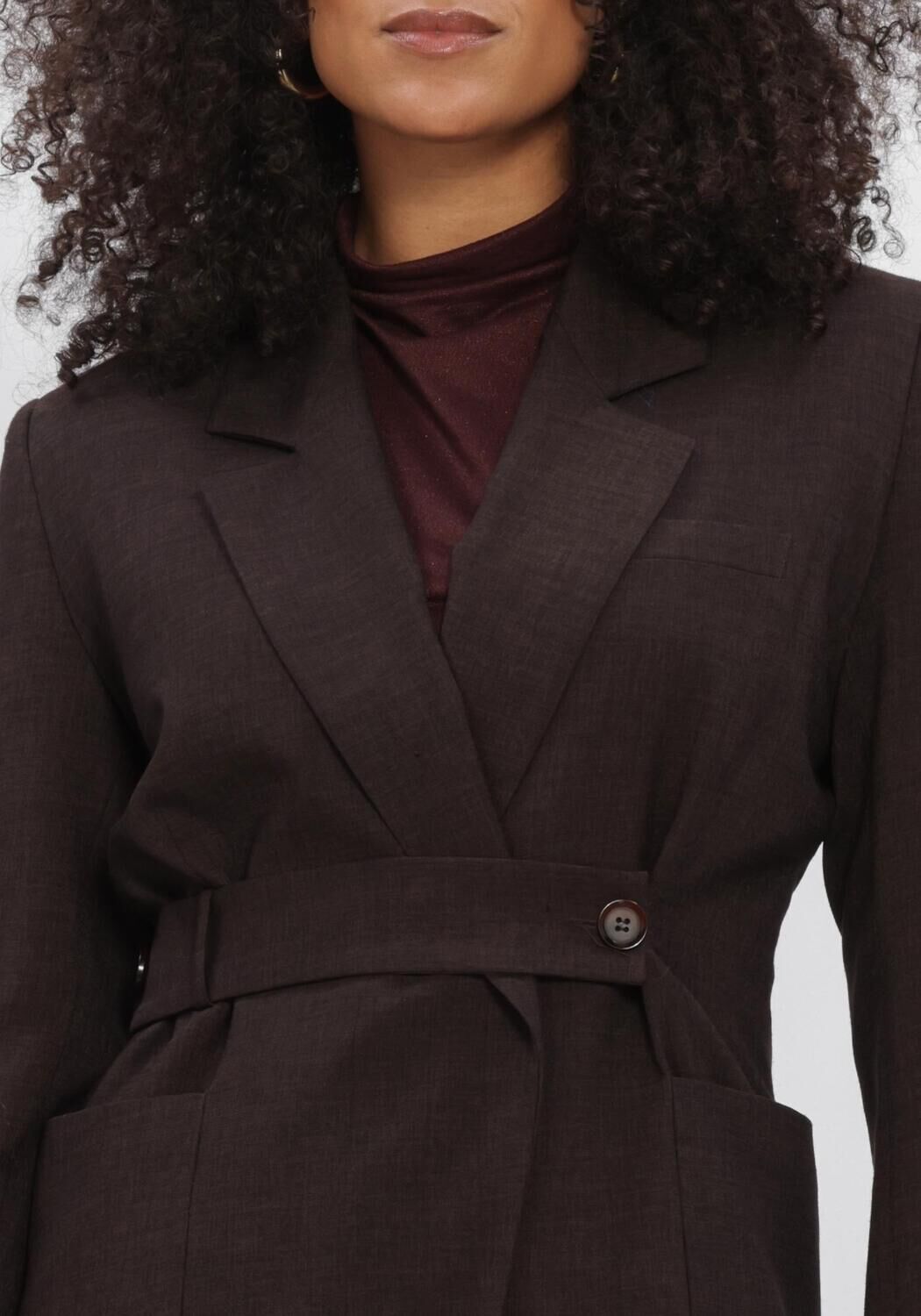 Bruine AIMEE THE LABEL Blazers ATLASW6 BLAZER - large