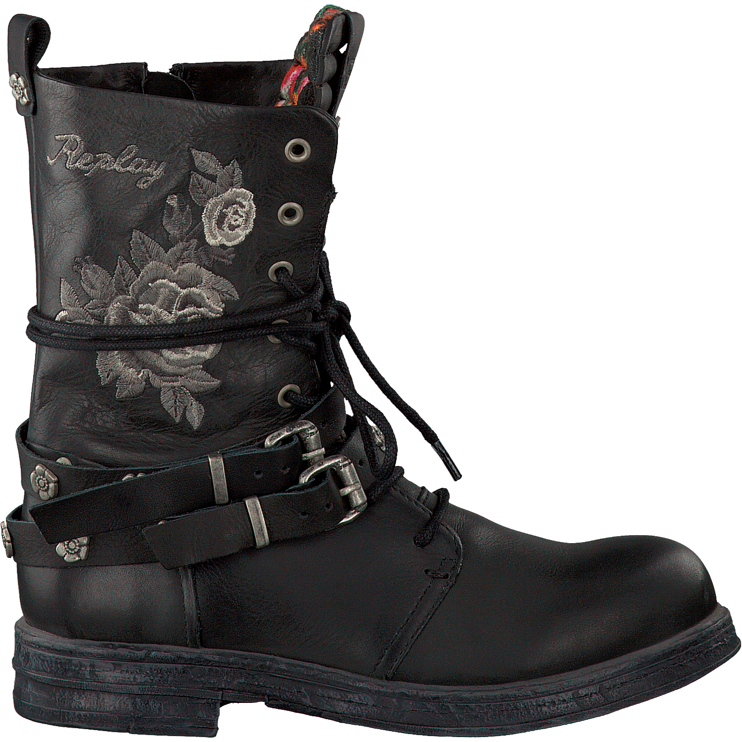 Zwarte REPLAY Biker boots UPSET | Omoda Zwarte REPLAY Biker boots DUNYA | Omoda