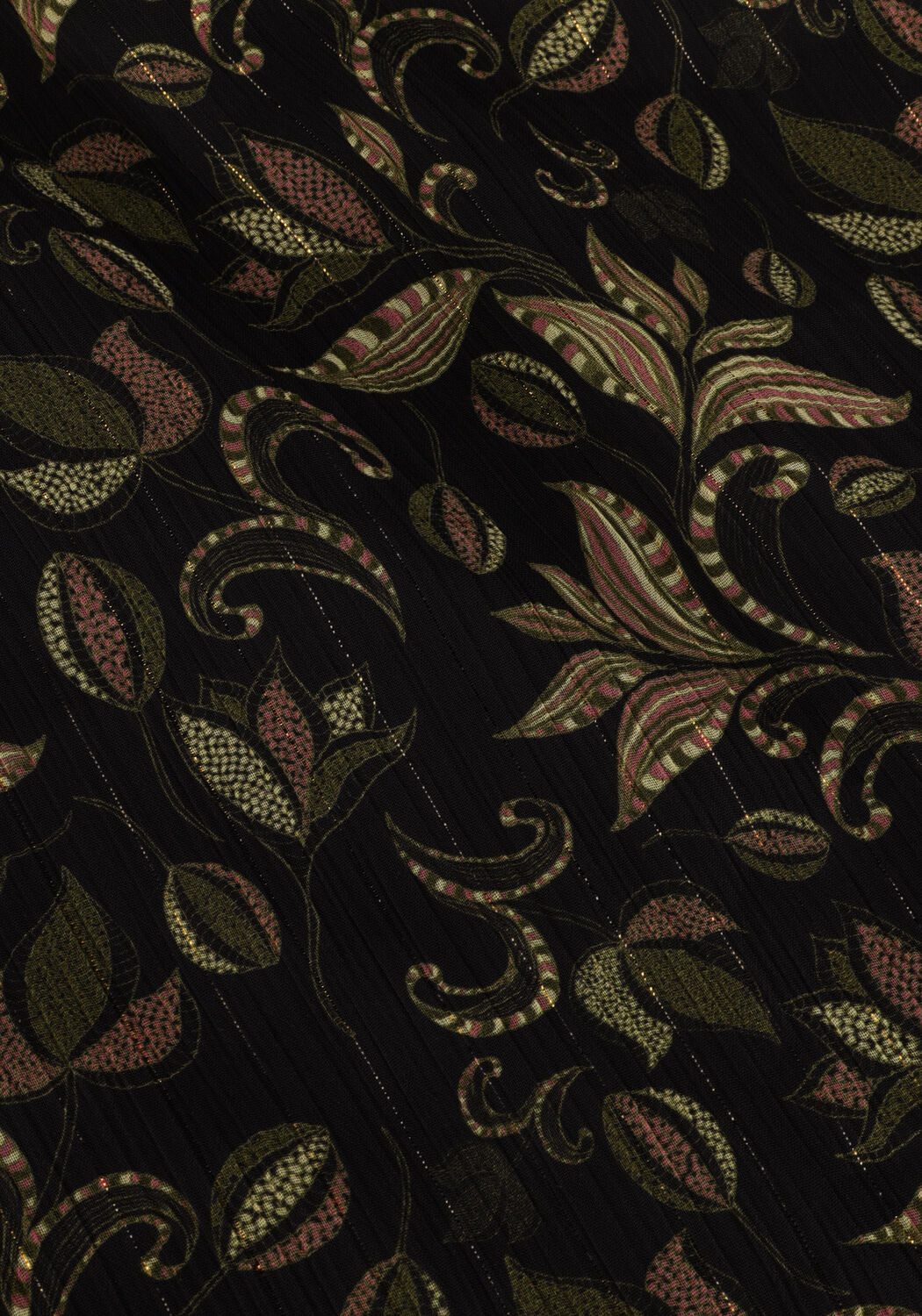 Groene ACCESS Midi jurk W2-3326-743 - large